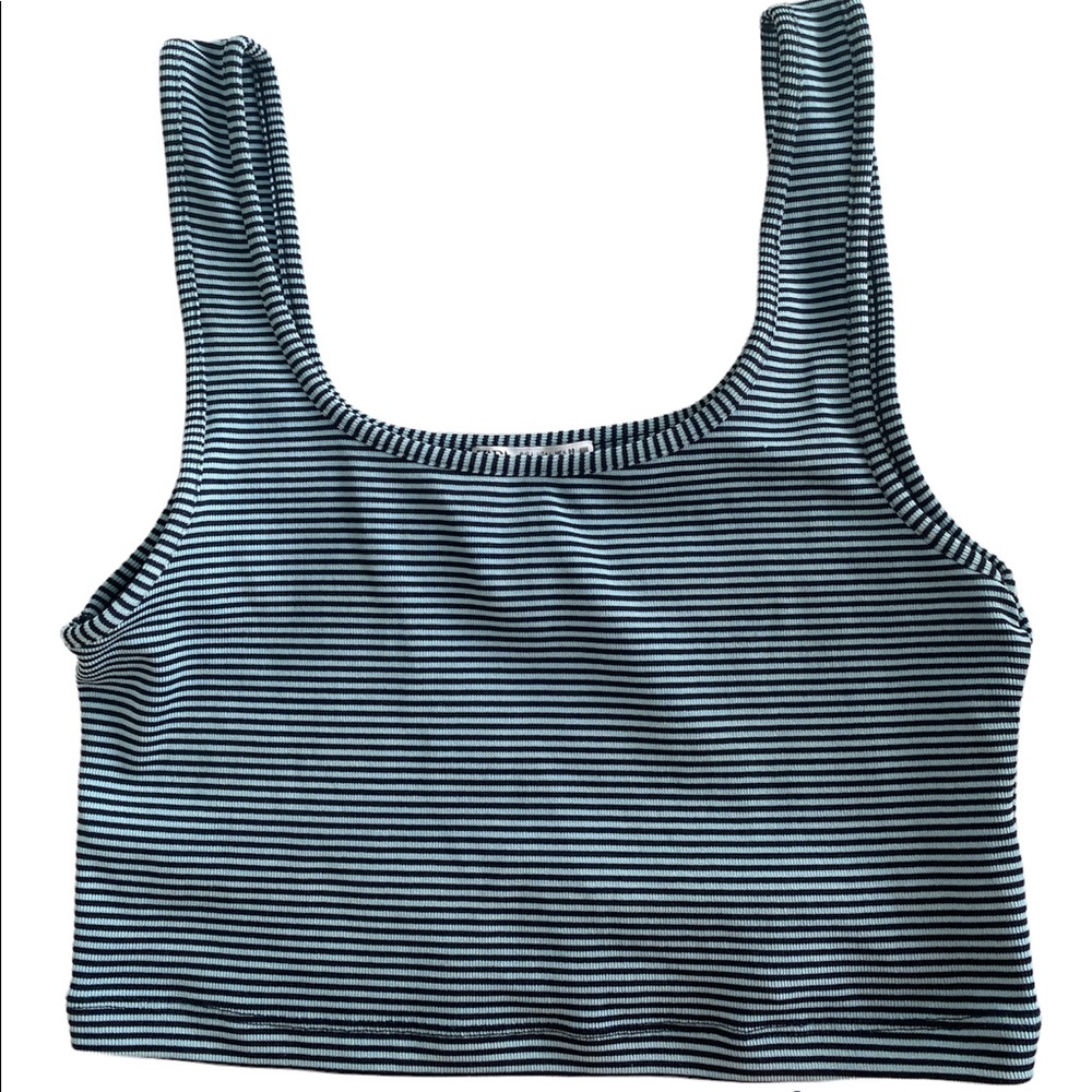 Zara striped blue tanktop